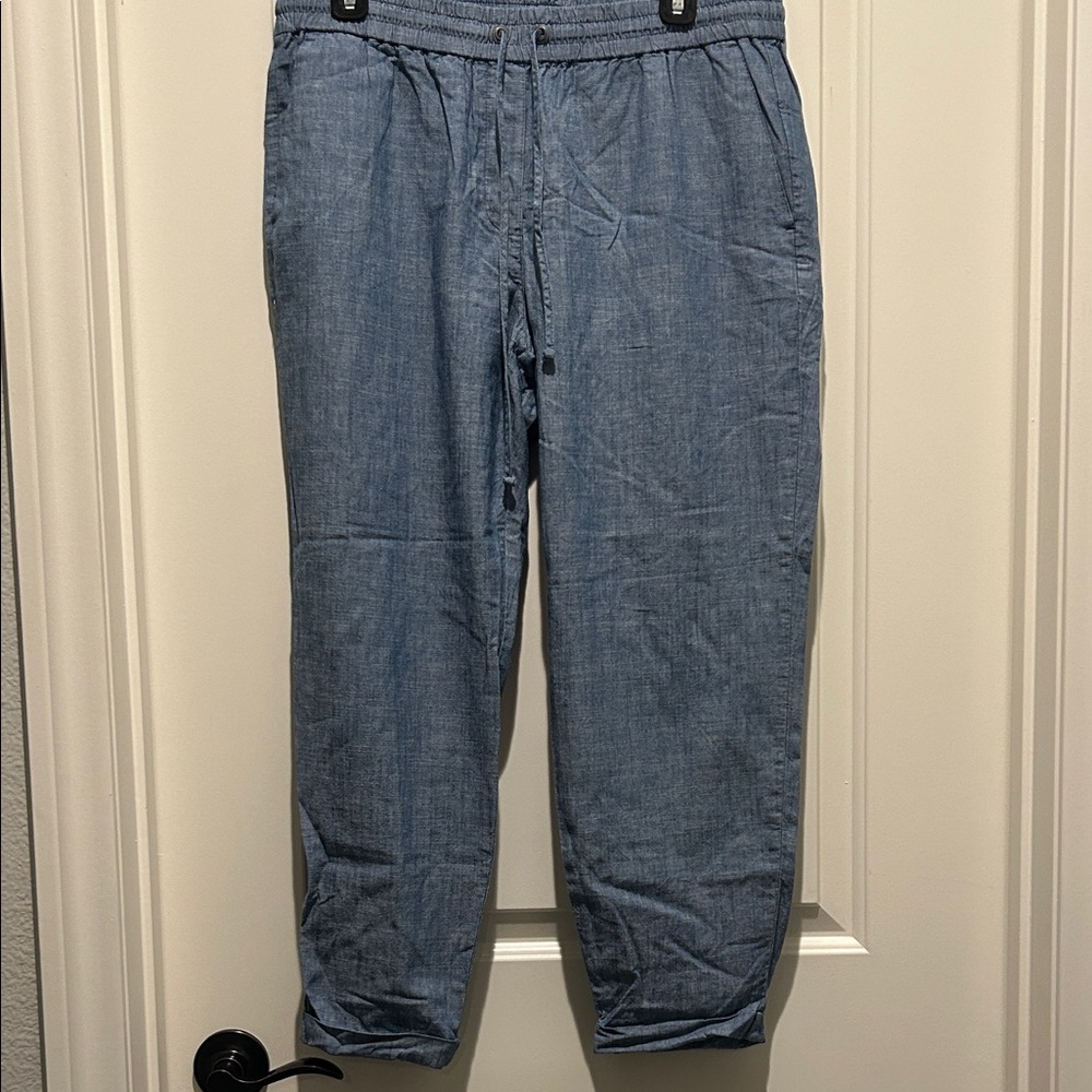 Women’s Blue Casual Drawstring Pants